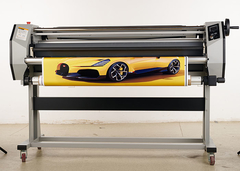 Hand Crank Control Heavy Duty Laminators Silicon Rollers Thermal Lamination Machines 