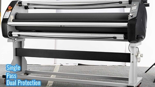 Wide Format Laminator: Single Pass Dual Protection